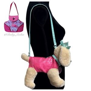 Poochie & Co. Plush Dog Purse